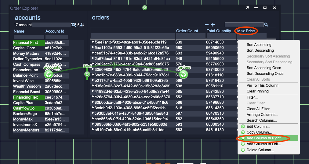 Tree Grid Add Column